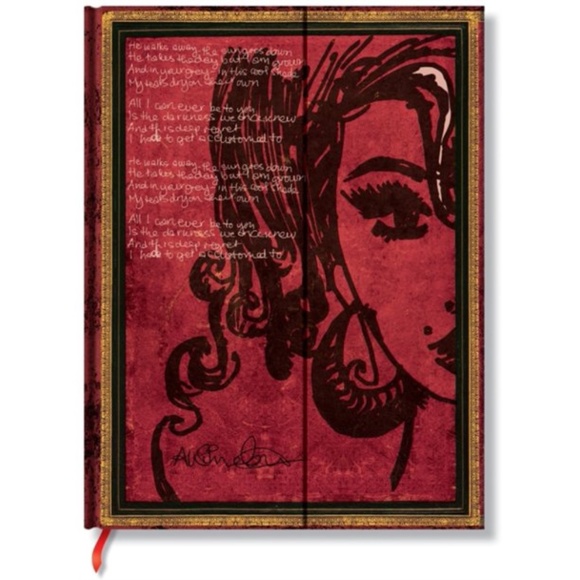 Paperblanks Other - Amy Winehouse Tears Dry Ultra Wrap Lined Journal